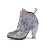Deco Boot - Silver Distressed