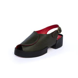 Polly Slingback - Olive/Black