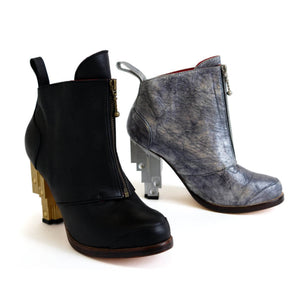 Deco Boot - Silver Distressed
