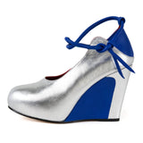 Lady Jane - Silver/cobalt