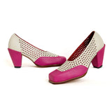 Betty - Fuchsia/ivory