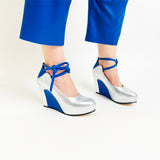 Lady Jane - Silver/cobalt