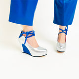 Lady Jane - Silver/cobalt