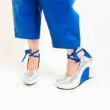 Lady Jane - Silver/cobalt