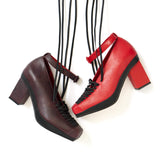 Cosette - Antiqued Oxblood/Black