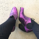 Marlene Ankle Boot - Pink Metallic