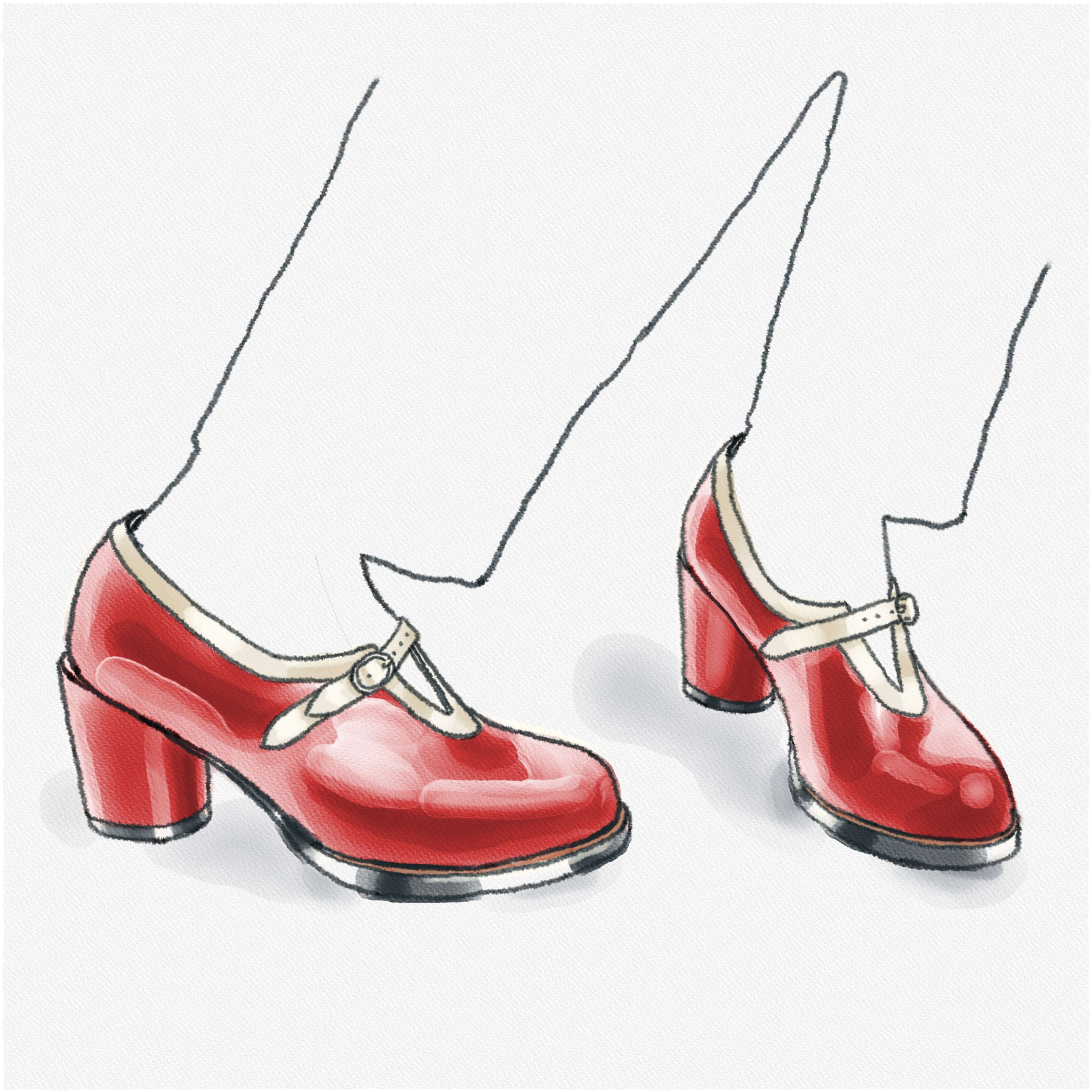 Nancy - Red/Ivory