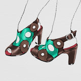 Cannes - Chocolate/Turquoise