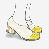 Hepburn - Ivory/Yellow