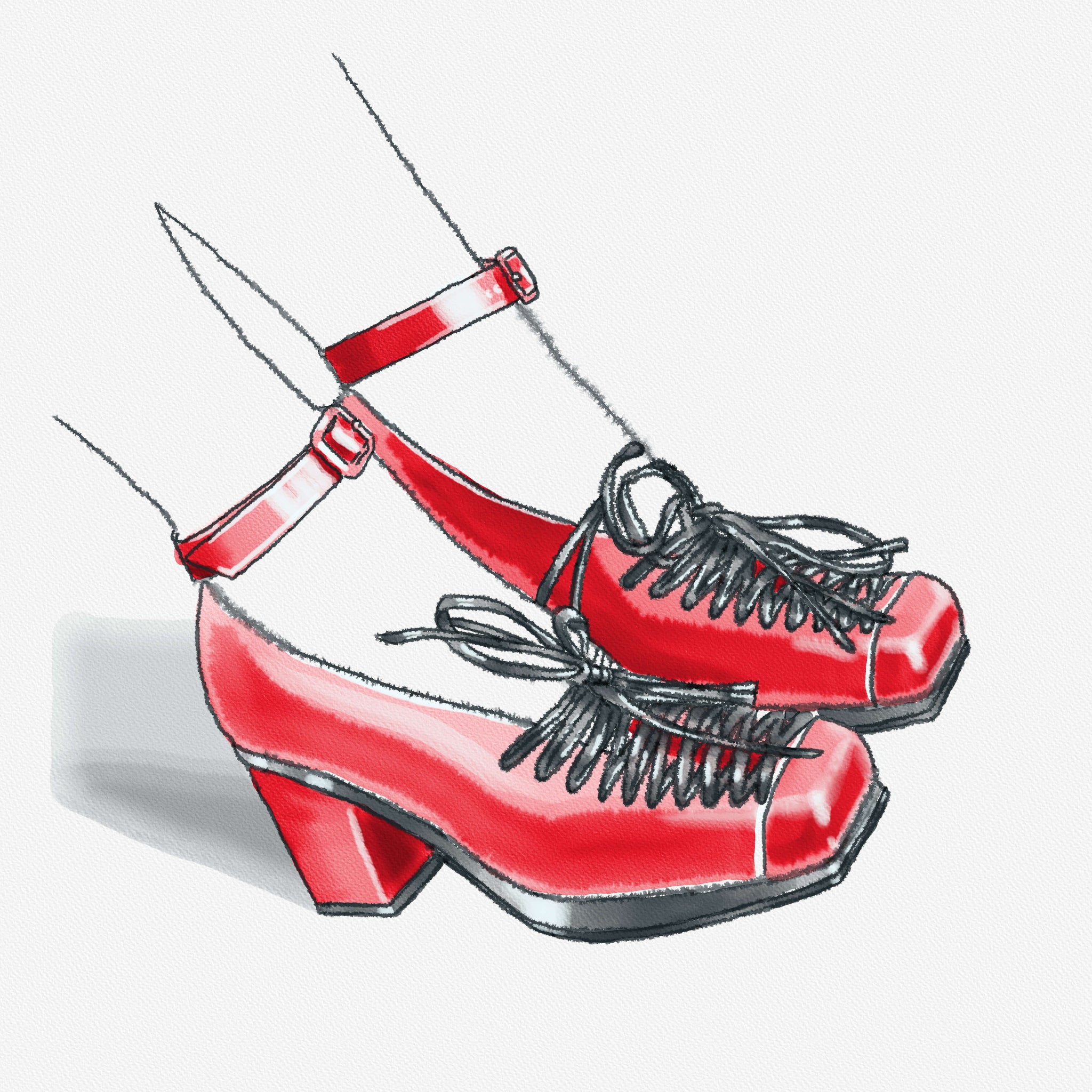 Cosette - Red/Black